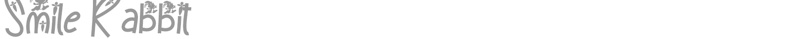Smile Rabbit font preview